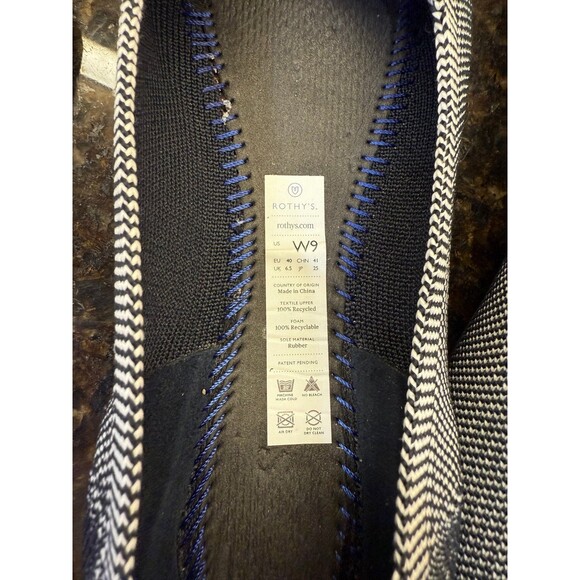 Rothy’s The Flat Grey Birdseye Round Toe Flats Size 9 EUC - Picture 7 of 7
